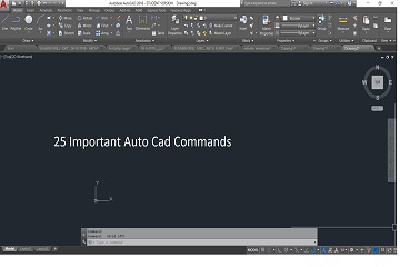 autocad commands used in construction