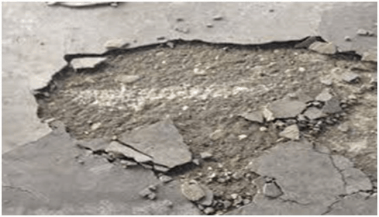 Delamination in concrete