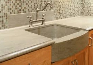 Corian Countertop installed in the kitchen