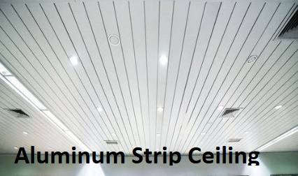 Aluminum Ceiling in forms of strip