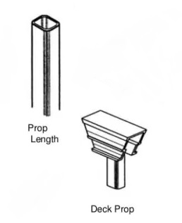 Deck Prop and Prop Length of mivan formwork