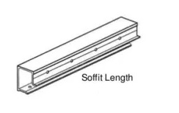 Soffit length in mivan formwork