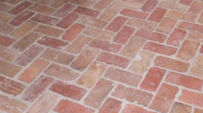 brick flooring