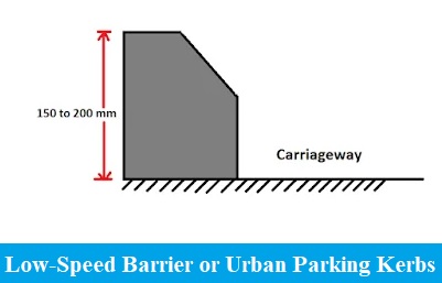 Low-Speed Barrier or Urban Parking Kerbs