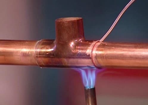 Soldered Joint in Pipes