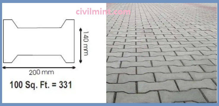  Behaton Shape Paver Blocks