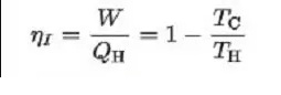 carnot engine efficiency formula