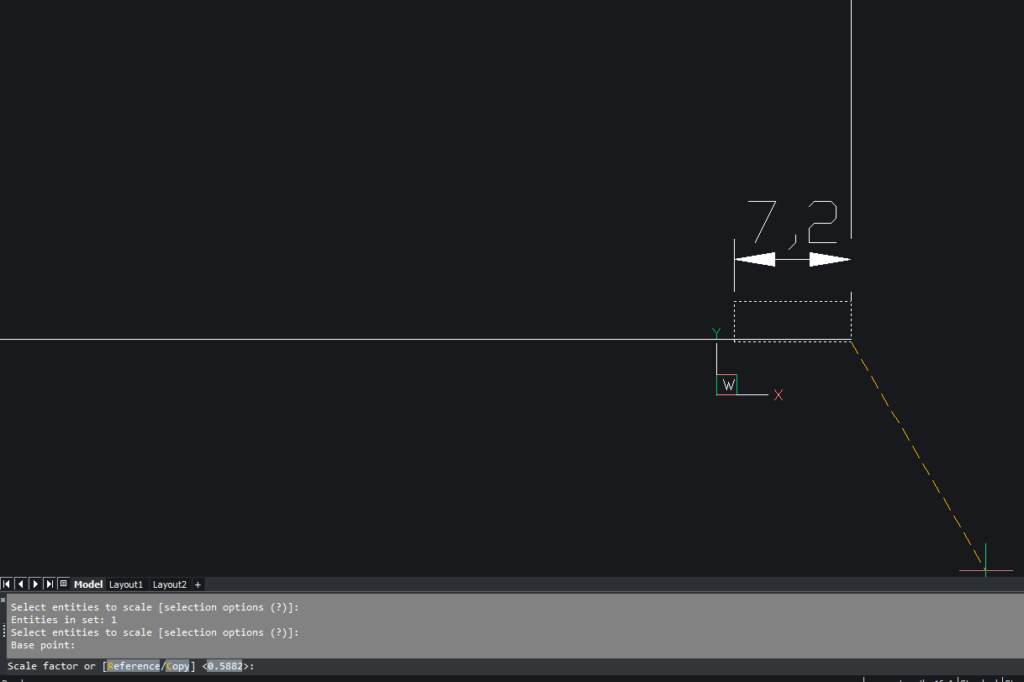 Scale in Auto Cad:-
