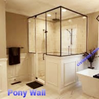 Pony Wall Shower