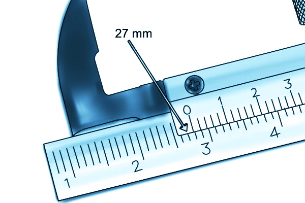 Vernier Caliper - step 1