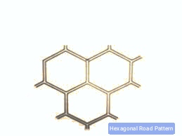 Hexagonal Road Pattern