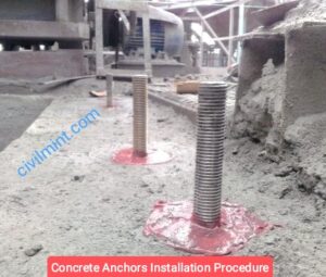 How To Install Concrete Anchors Step By Step Procedure