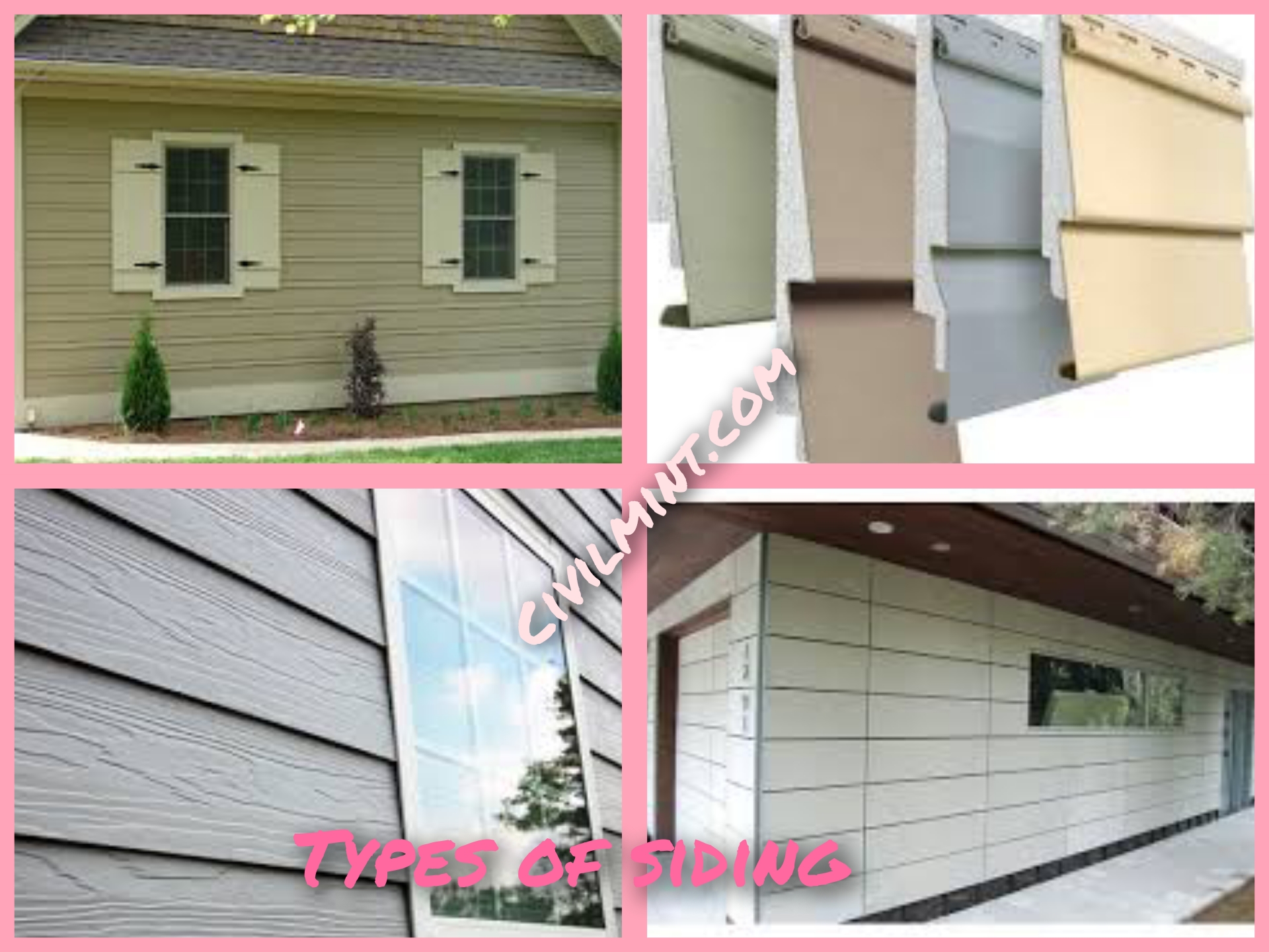 Types of siding