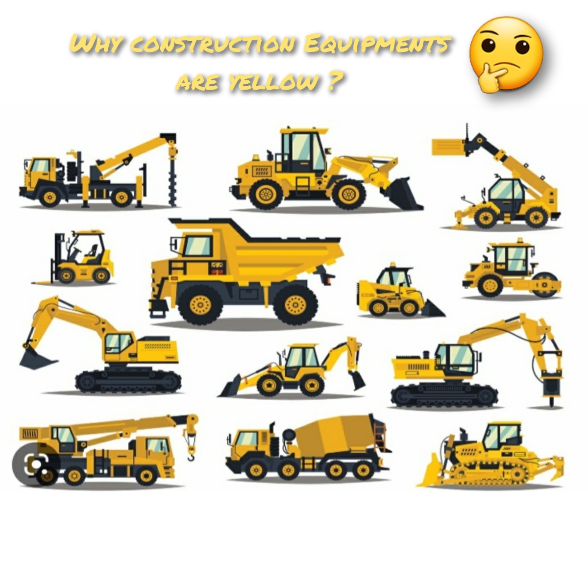 Why Are Construction Equipments Yellow