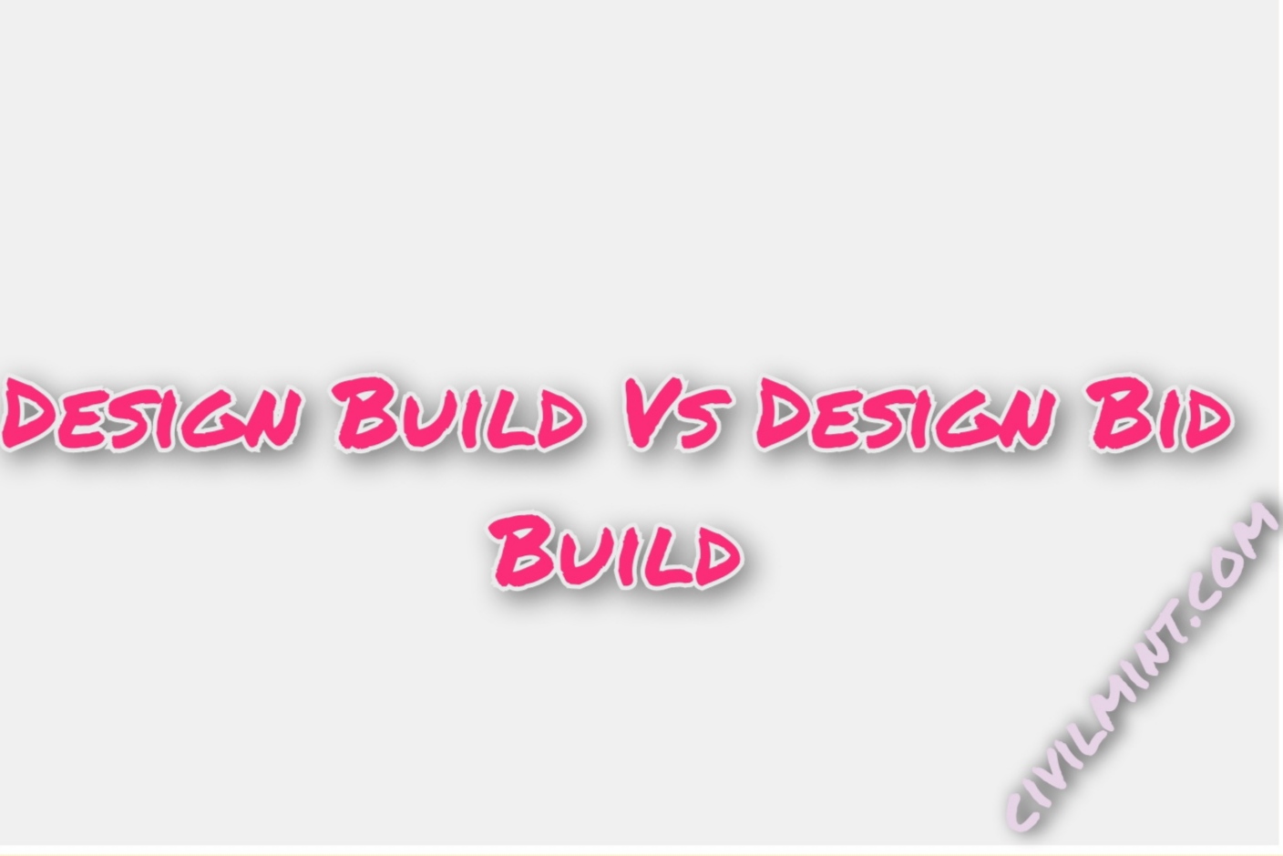 What Is Design Bid Build