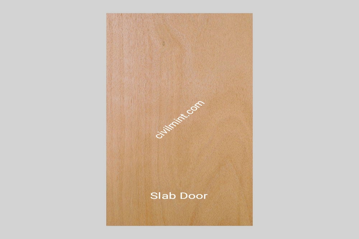 Slab door