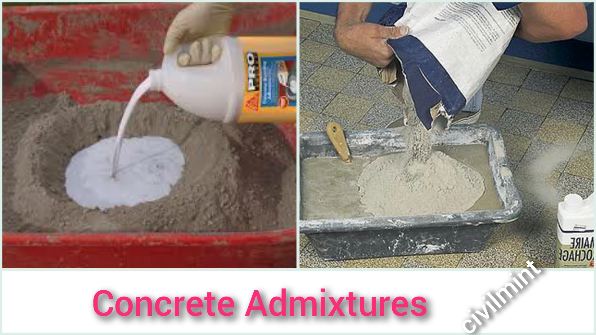 Concrete Admixtures | Types Of Concrete Admixtures