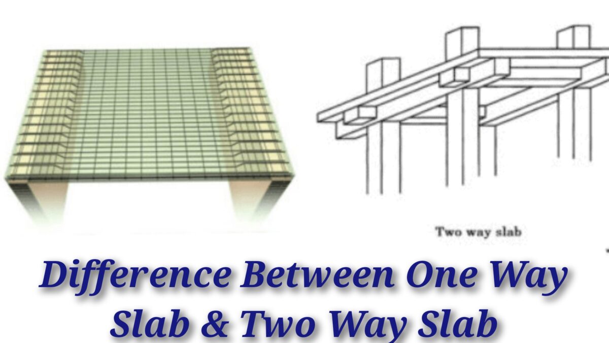 Difference Between One Way Slab And Two Way Slab