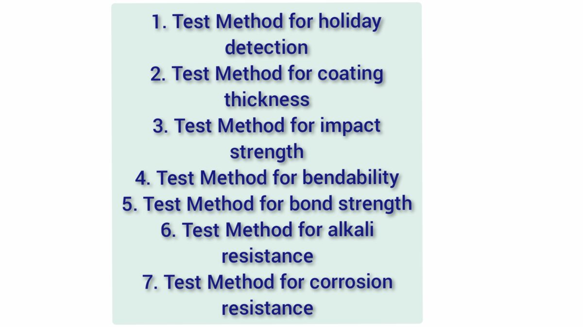 Methods To Check Quality Of Epoxy Coated Rebar