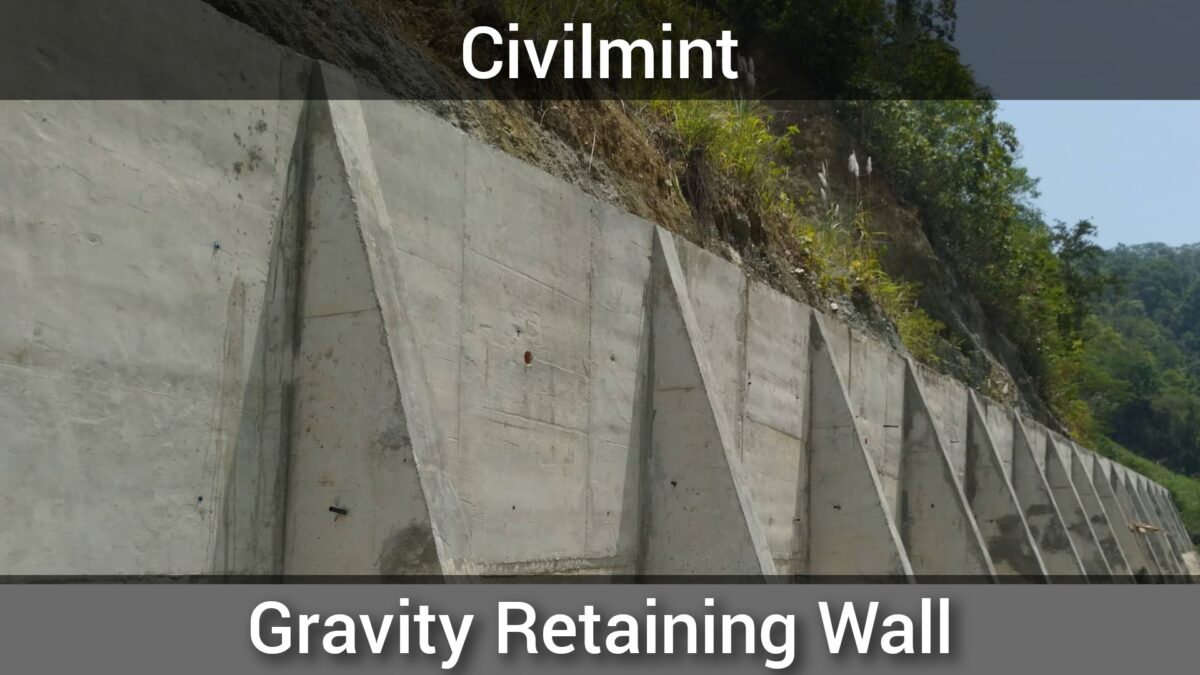 Gravity Retaining wall