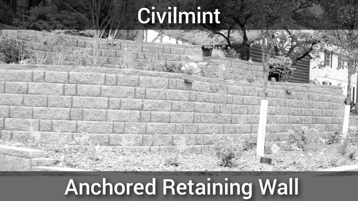 Anchored Retaining Wall