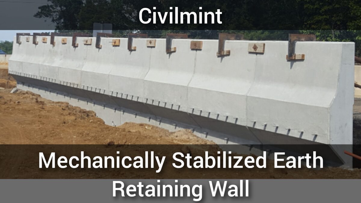 Mechanically Stabilized Earth Retaining Wall