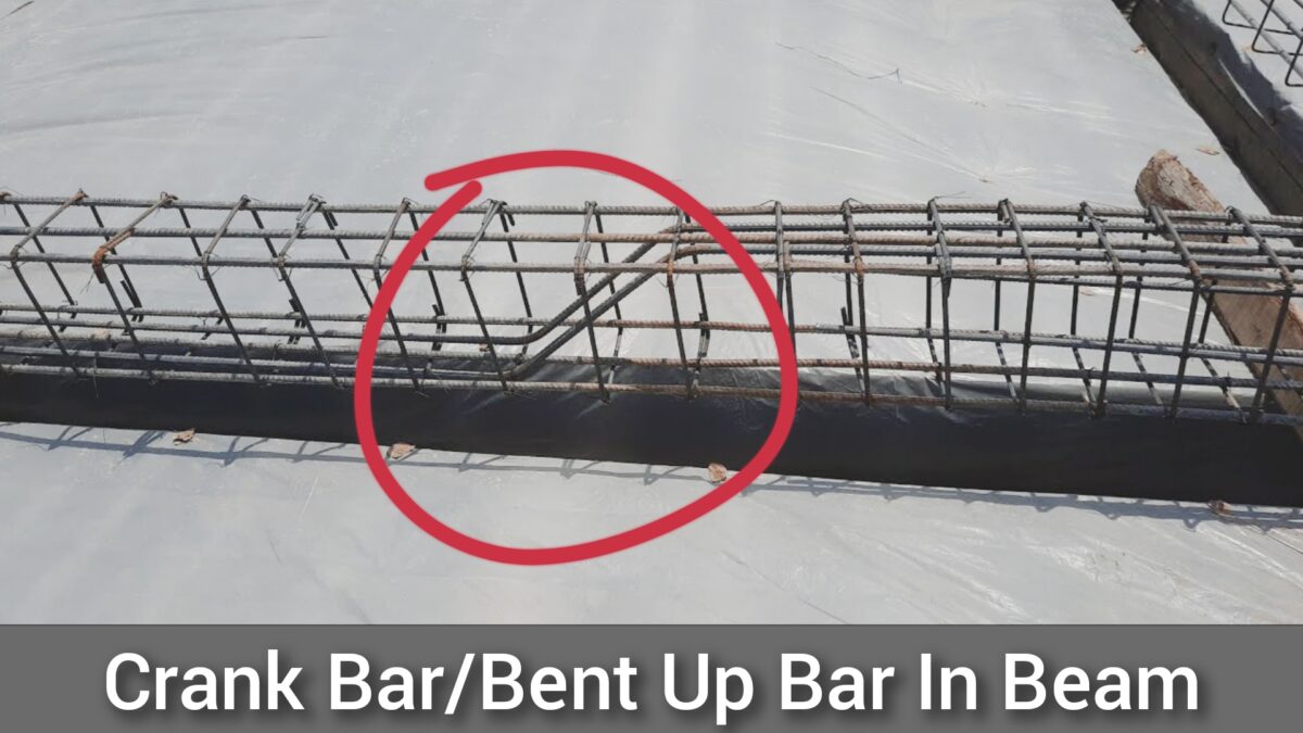 Crank Bar/Bent Up Bar In Beam