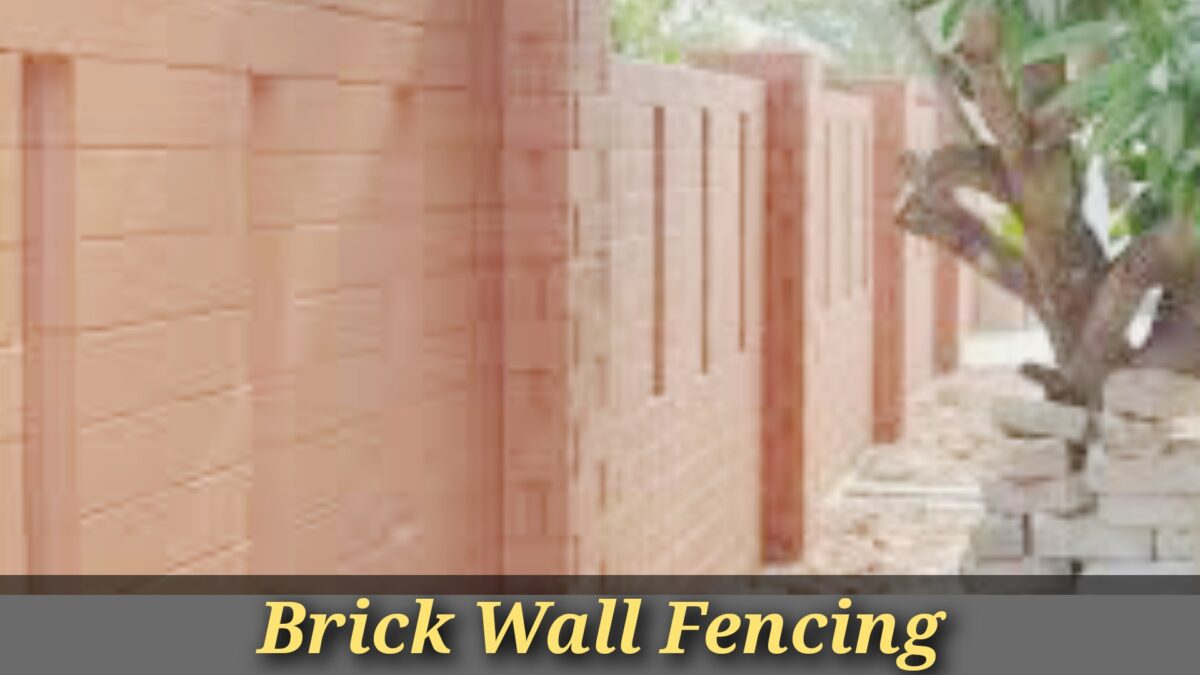 Brick Wall Fence