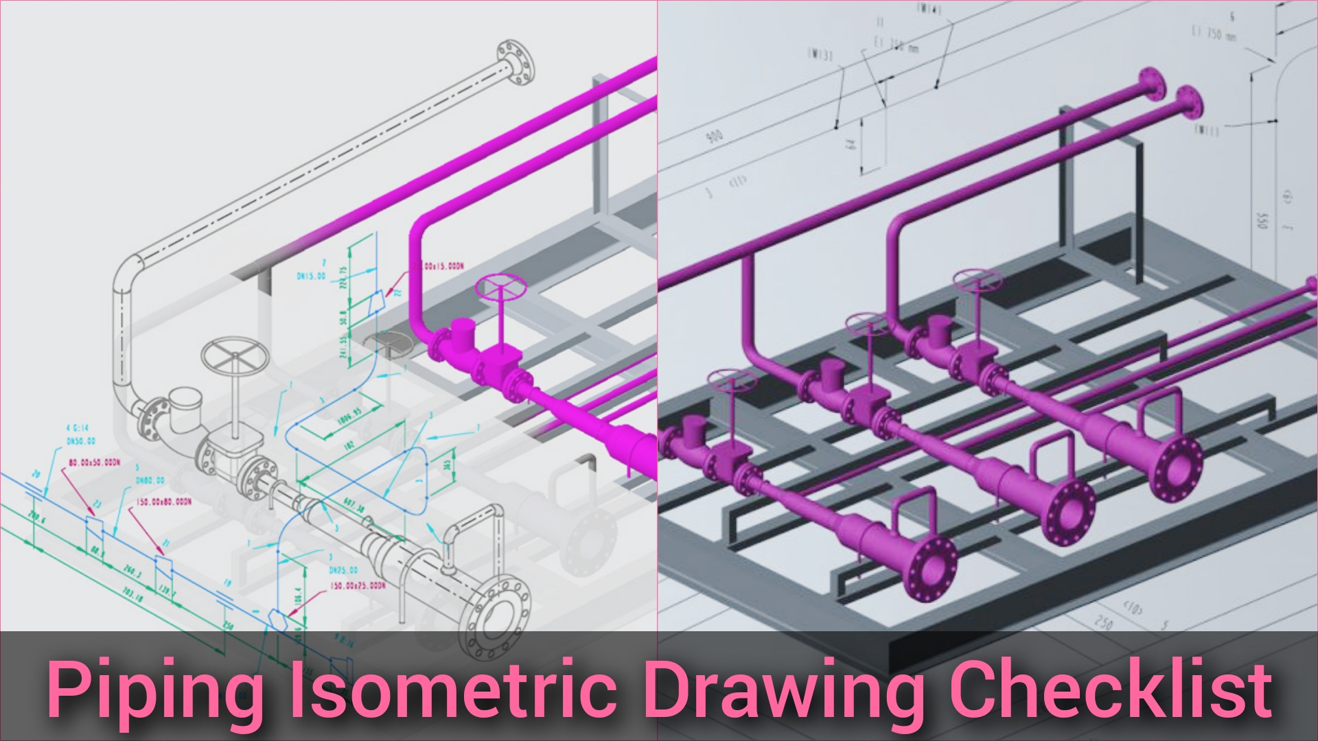 Piping Isometric Drawing Checklist | CivilMint.Com