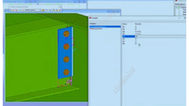 Review of custom component in Tekla structure 