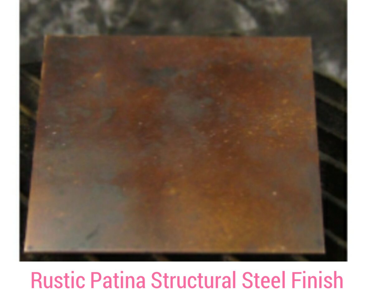 Rustic Patina Structural Steel Finish