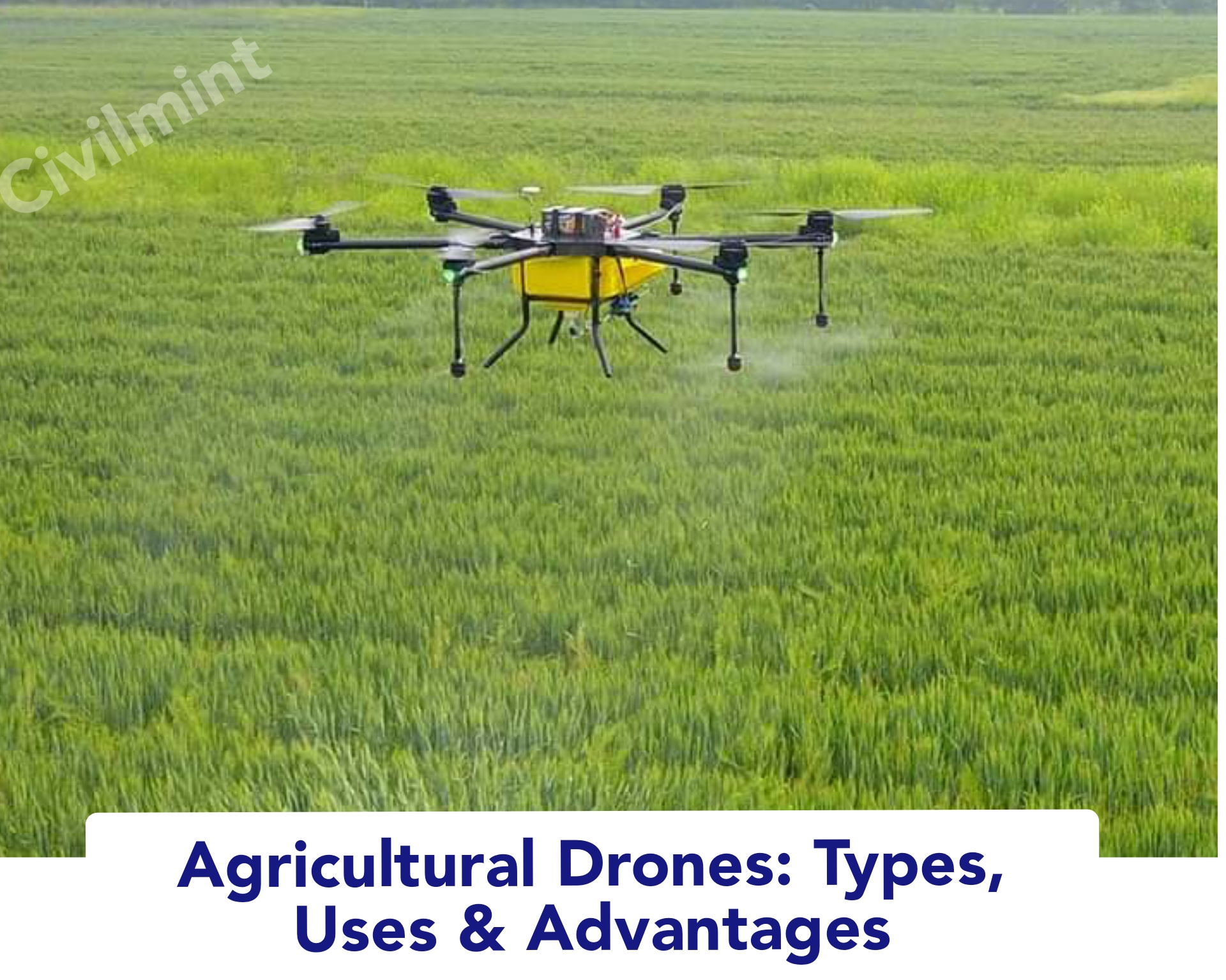 Agricultural Drones: Types, Uses And Advantages